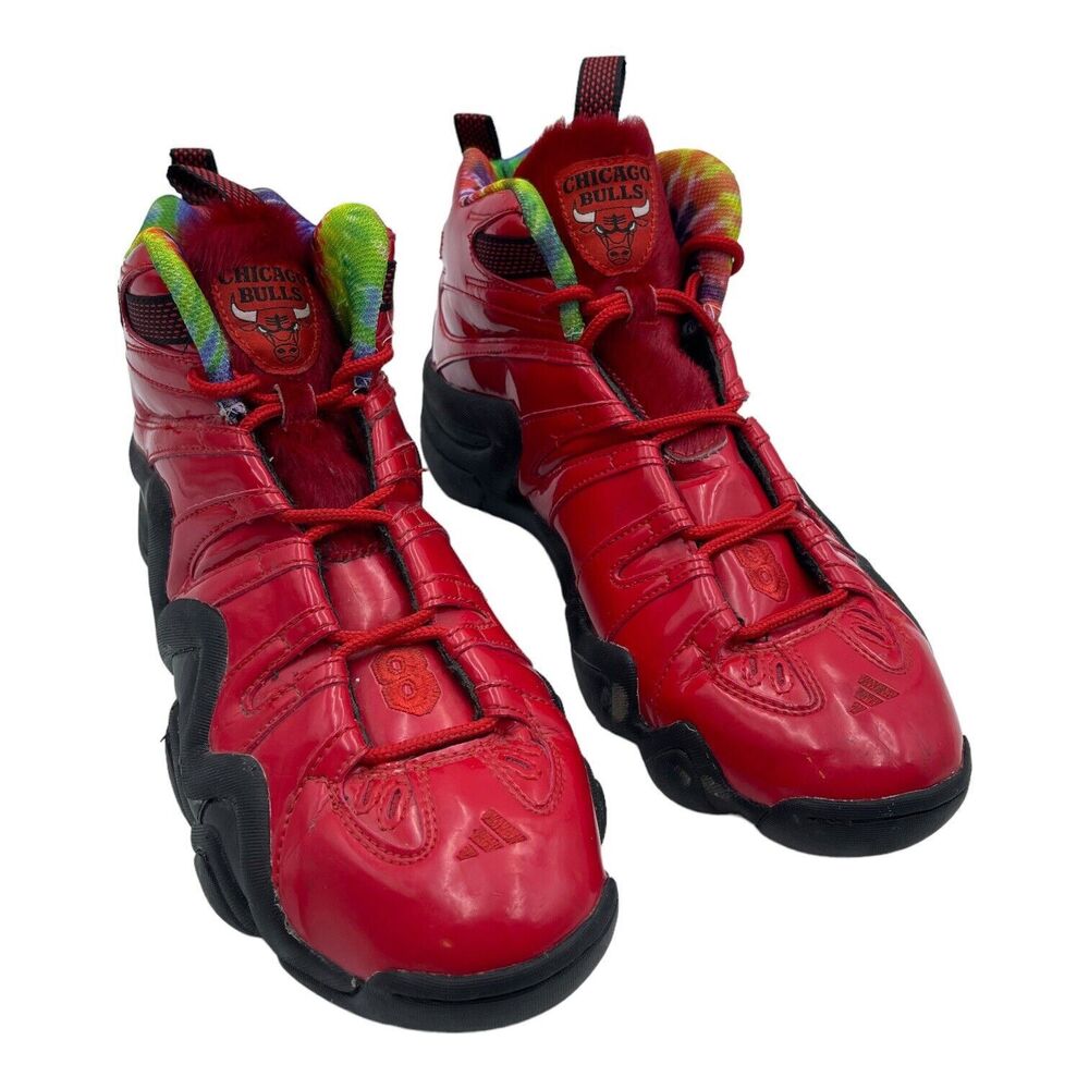 Adidas Crazy 8 Chicago Bulls Rare Kobe Bryant Sneakers 72-10 Red C77539 Size 10